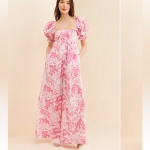 Selkie Hamptons Wide Leg Jumpsuit